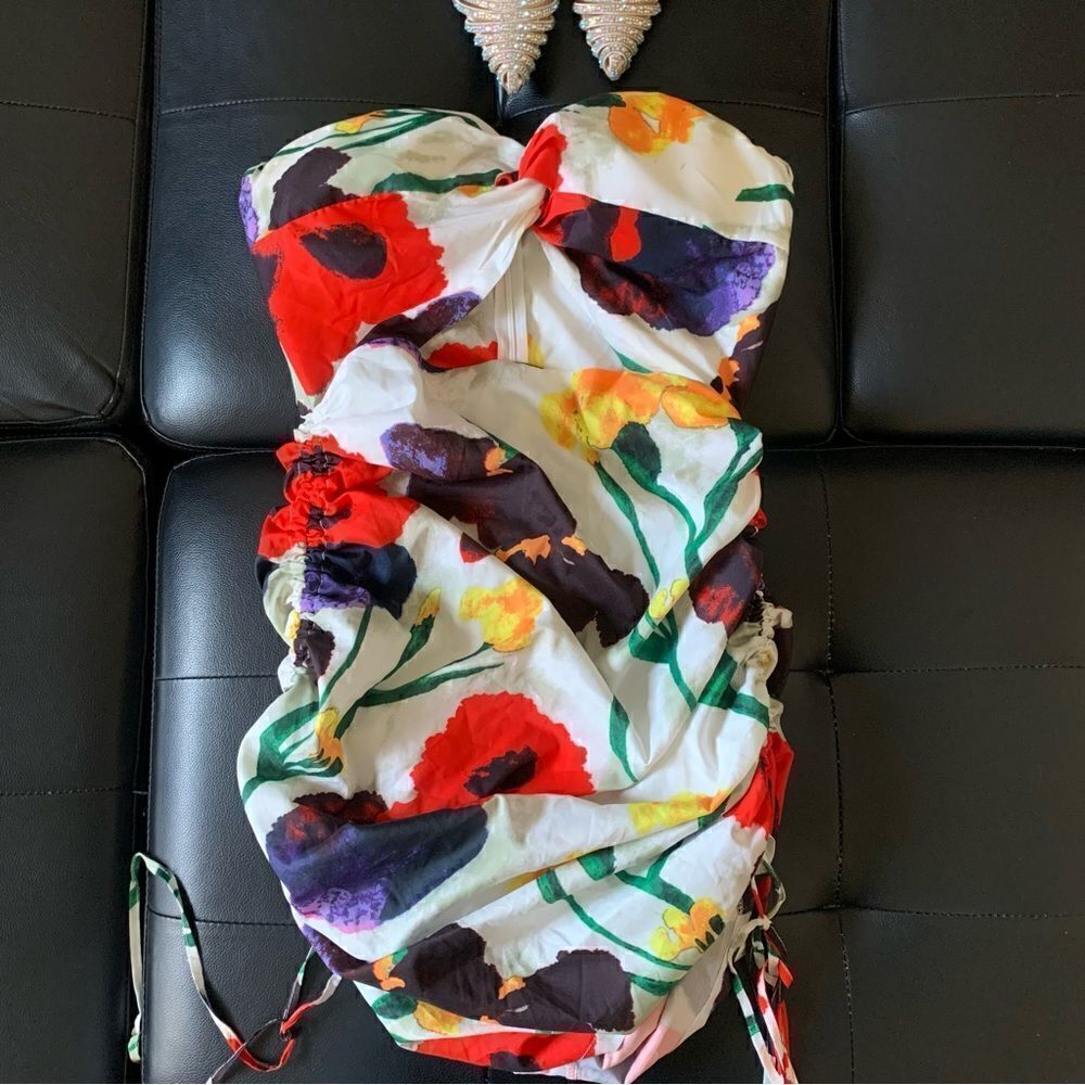 FLORAL MINI DRESS - Picture 5 of 13